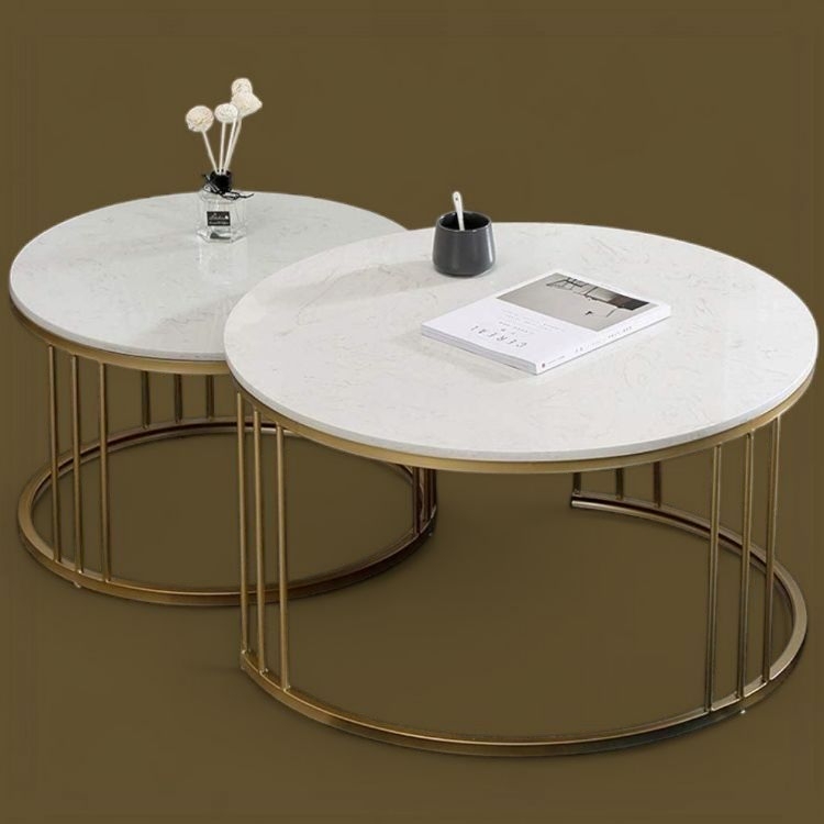 Coffee Table with Marble ...